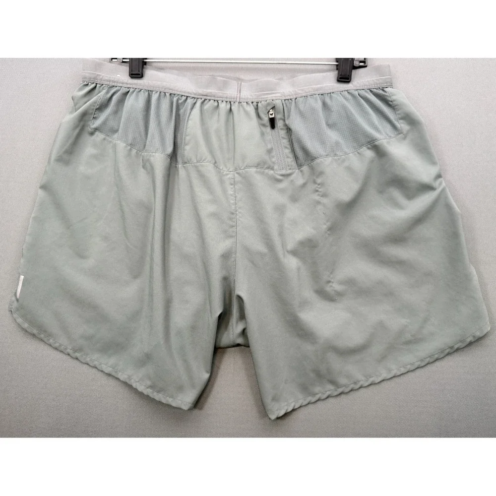 Nike Dri-FIT Stride 5 Inch Running Shorts Sage Green Lined CJ5453 | Men's XL